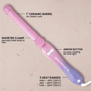 The Beachwaver Co. Pink and Purple Hair Curler